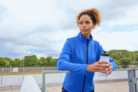 Ladies'' Sports Structured Fleece Jacket  GRS 340592