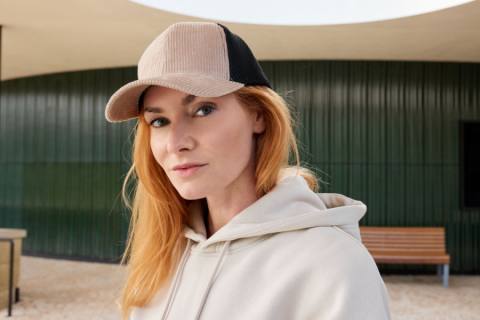 6 Panel Corduroy-Mesh Cap  Organic Cotton 340847